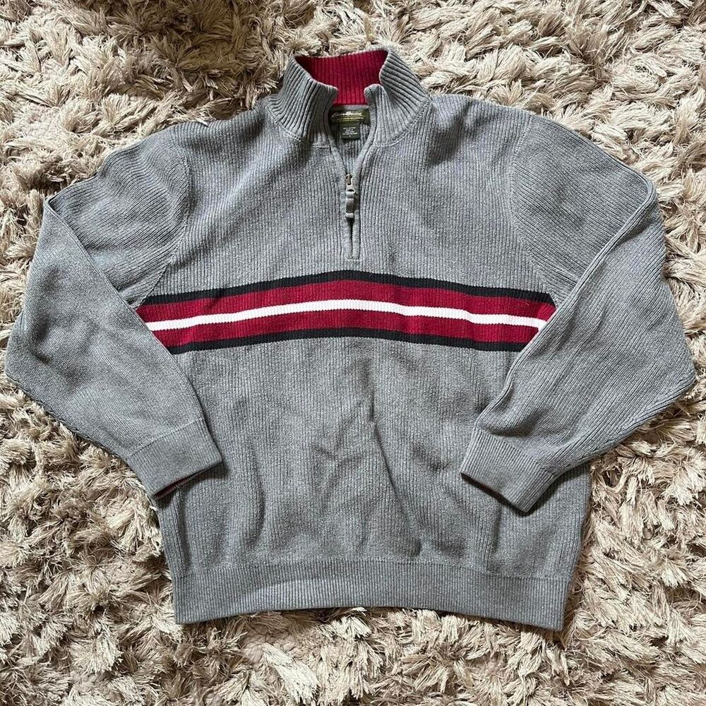 Eddie-bauer Men's Grey Jumper